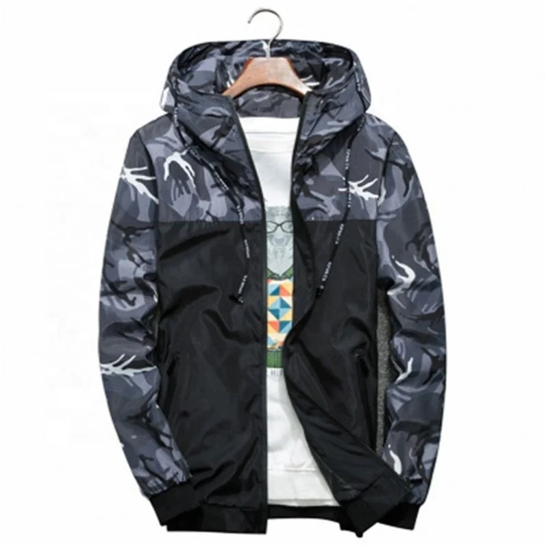 Designer Spring Autumn Casual Zipper Windbreaker Men's Jackets Camouflage Military Hooded Coats Men, Black/red/army green/blue
Designer Spring Autumn Casual Zipper Windbreaker Men's Jackets Camouflage Military Hooded Coats Men, Black/red/army green/blue