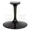 New hot sale black iron trumpet tulip swivel chair base sofa chair base leg round chair base