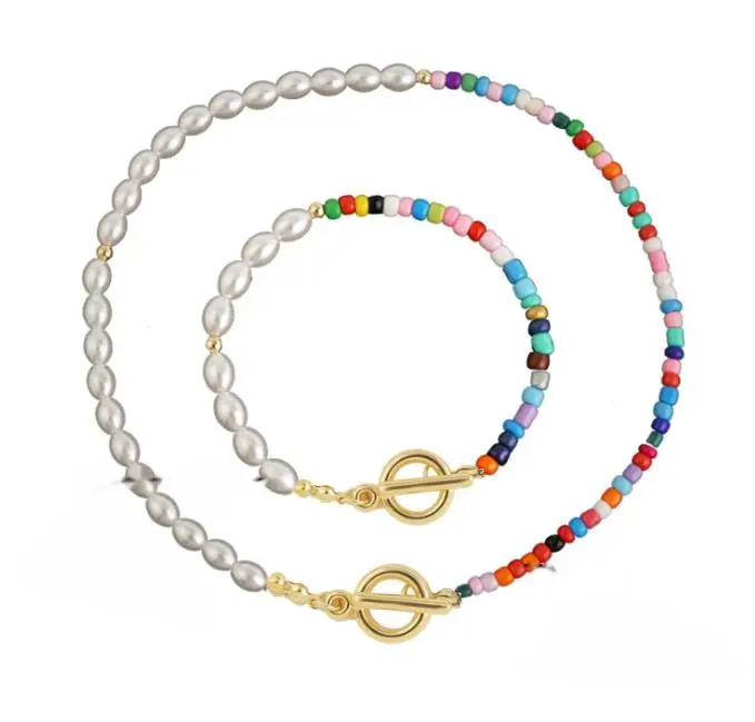 2021 summer popular fashion ethnic ins style niche custom pearl soft pottery bracelet clavicle necklace beaded set
2021 summer popular fashion ethnic ins style niche custom pearl soft pottery bracelet clavicle necklace beaded set