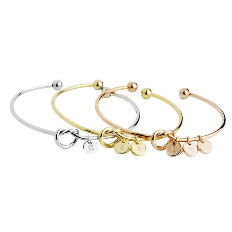 Custom Women Jewelry Customized 26 Initial Letters Disc Knot Women Silver Bangle, Silver,gold or custom
Custom Women Jewelry Customized 26 Initial Letters Disc Knot Women Silver Bangle, Silver,gold or custom