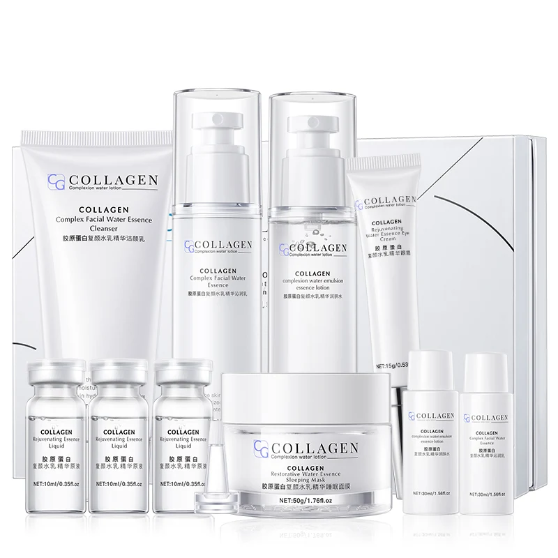 Skin Care Sets 10pcs Beauty Skin Care Products Facial Cleanser Lotion Cream and Serum and Cosmetics Set
Skin Care Sets 10pcs Beauty Skin Care Products Facial Cleanser Lotion Cream and Serum and Cosmetics Set