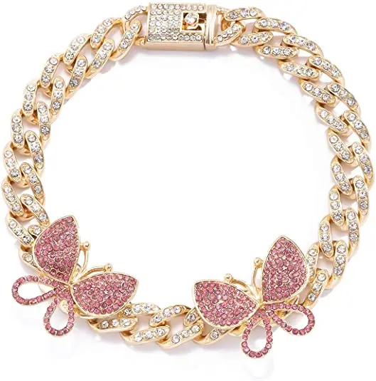 Fashion Summer Gold Cuban Link Anklet Colorful Butterfly Anklet for Women Teen Girls
Fashion Summer Gold Cuban Link Anklet Colorful Butterfly Anklet for Women Teen Girls