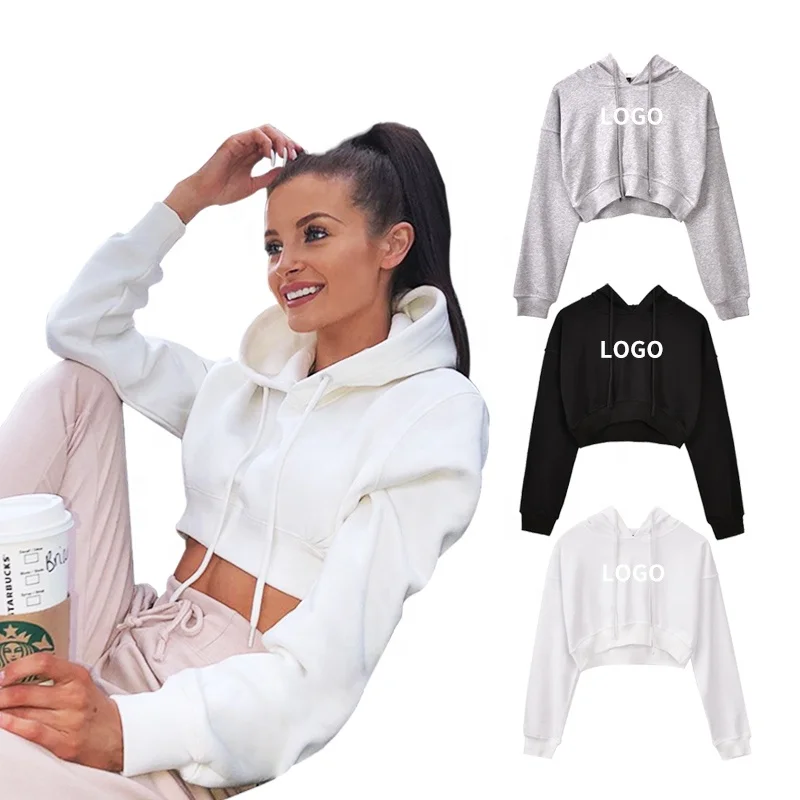High Quality OEM Logo Latest Design Lady Pullover Hoodies Women Long Sleeve Crop Top, Multi colors
High Quality OEM Logo Latest Design Lady Pullover Hoodies Women Long Sleeve Crop Top, Multi colors