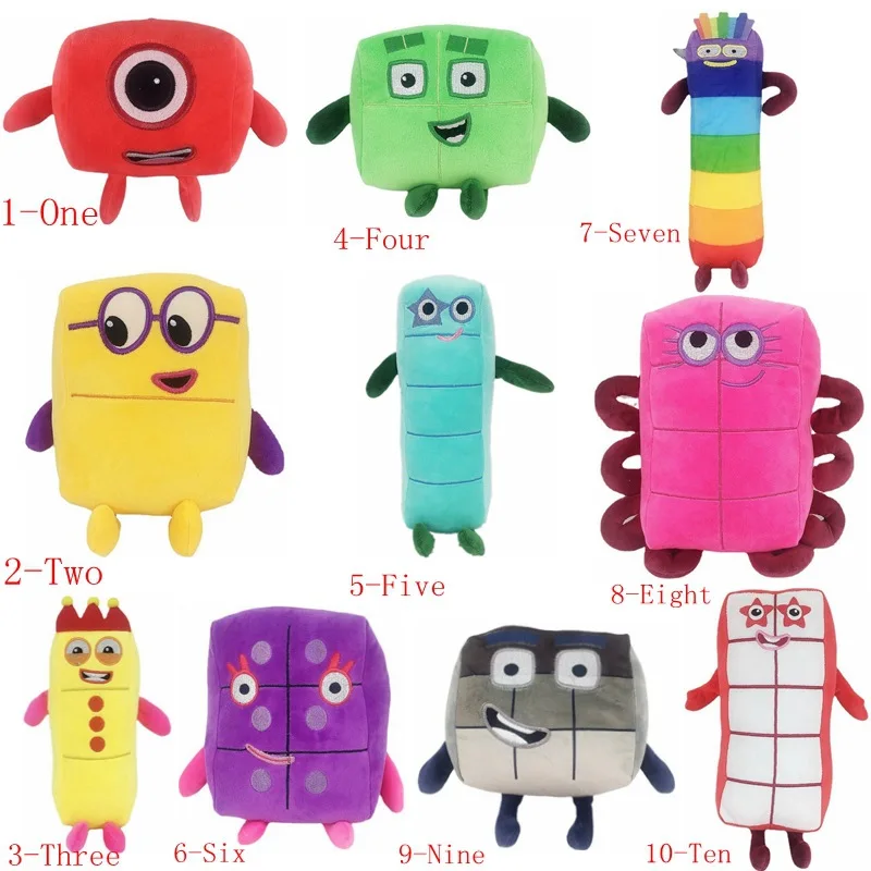 

Wholesale Children's Mathematical Enlightenment Animation Plush Toys Early Learning Children Plush Numbers