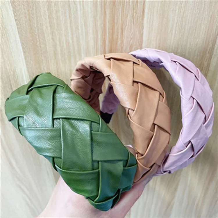 Crumpled Leather Wide Brimmed Headband Classic Fashion Simple Headband Plaid Solid Color Women's Headband, Picture
Crumpled Leather Wide Brimmed Headband Classic Fashion Simple Headband Plaid Solid Color Women's Headband, Picture