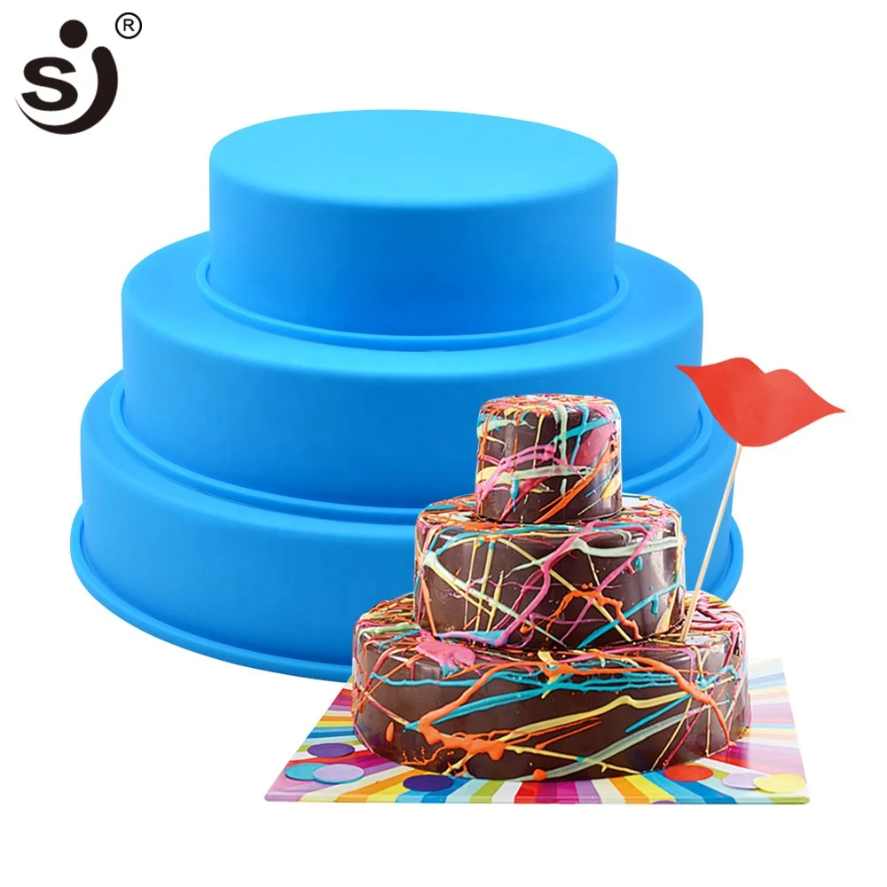 Heat - resistant large baking tools round circle shape chiffon cake pans fondant cake silicone mold, Customized color
Heat - resistant large baking tools round circle shape chiffon cake pans fondant cake silicone mold, Customized color