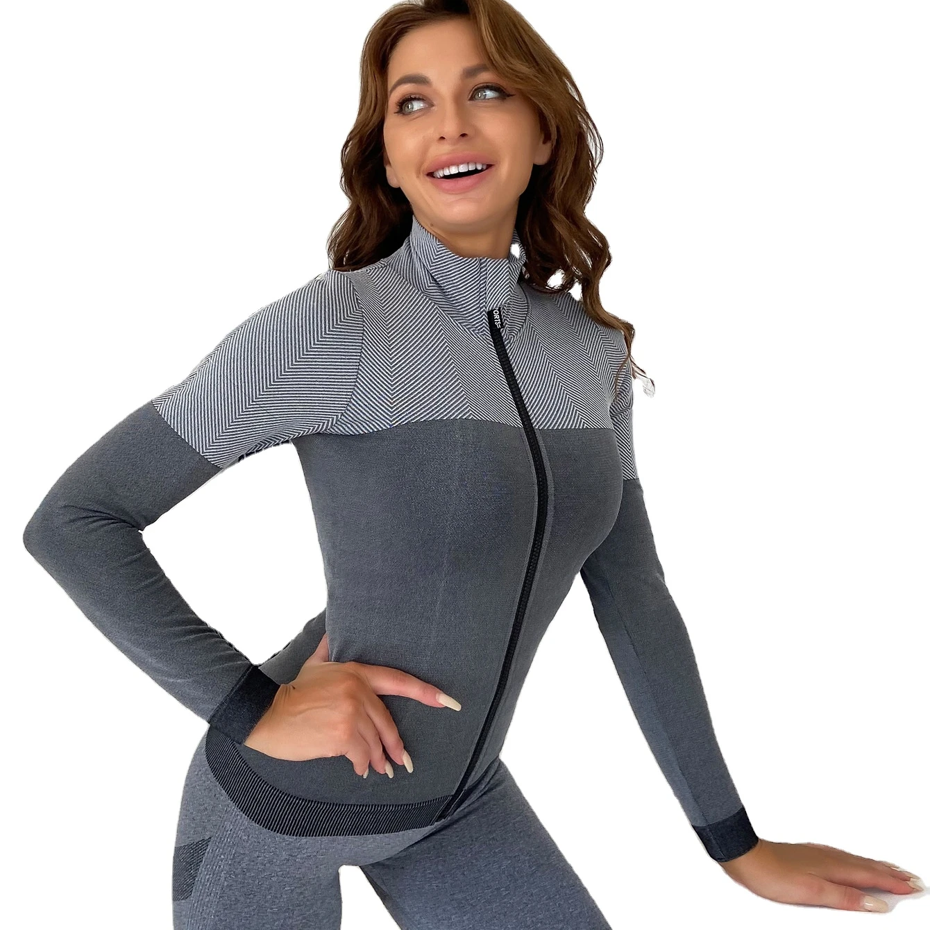 Autumn and Winter Comfortable Fashional Fitness Sports Gym Wear Fitness Zipper Running Yoga Wear, Incanus 
Autumn and Winter Comfortable Fashional Fitness Sports Gym Wear Fitness Zipper Running Yoga Wear, Incanus