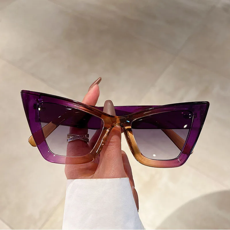 459 2023 New Brand Design Fashion Cat Eye Big Frame Shade Eyewear Custom logo Women Sunglasses
459 2023 New Brand Design Fashion Cat Eye Big Frame Shade Eyewear Custom logo Women Sunglasses