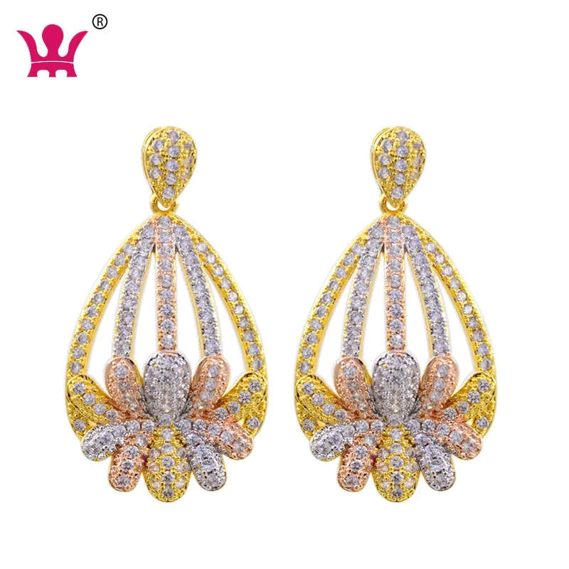 Er0130 New Arrival Designs Flower Jewelry Gold Plated CZ Stone Korean Handmade Stud Earrings Hot Sale, Picture
Er0130 New Arrival Designs Flower Jewelry Gold Plated CZ Stone Korean Handmade Stud Earrings Hot Sale, Picture