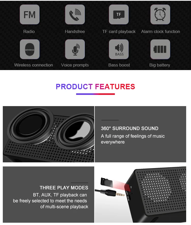 Factory hot sales portable wireless bluetooth full range speaker driver - ANKUX.COM