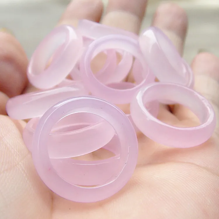 2022 Anillo De Piedras Naturales Agates Circle Finger Rings Natural Stone Pink Rose Quartz Ring
2022 Anillo De Piedras Naturales Agates Circle Finger Rings Natural Stone Pink Rose Quartz Ring