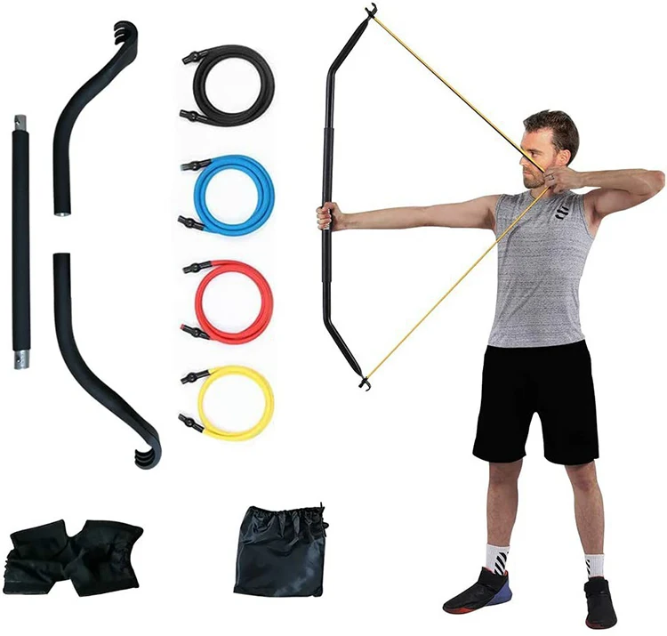 Entire Body Workout Equipment Portable Collapsible Bar Resistance Fitness Workout Bow for Home and Travel, Black
Entire Body Workout Equipment Portable Collapsible Bar Resistance Fitness Workout Bow for Home and Travel, Black