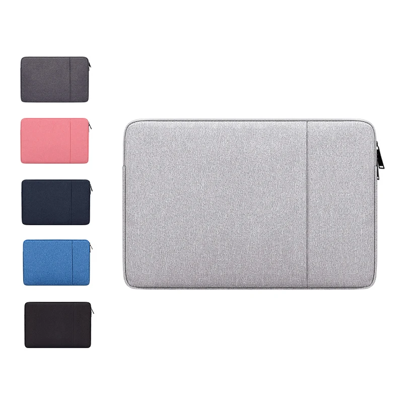 

Custom Polyester 11 13 14 15 16 Laptop Sleeve Soft Case Cover Computer Notebook Protective Bag tablet bag For MacBook Ipad Bag, Gray, dark gray, pink, dark blue, blue, black