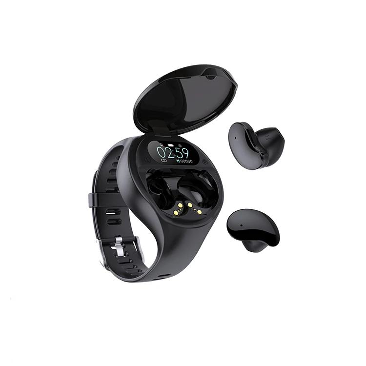 Newest 2 In 1 With Wireless TWS Earbuds BT Earphone Heart Rate Sport Smart Watches, Black / white / pink
Newest 2 In 1 With Wireless TWS Earbuds BT Earphone Heart Rate Sport Smart Watches, Black / white / pink