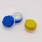 Free sample plastic PE spout cap and screw aluminum foil closure cover for empty engine oil additive tinplate can
