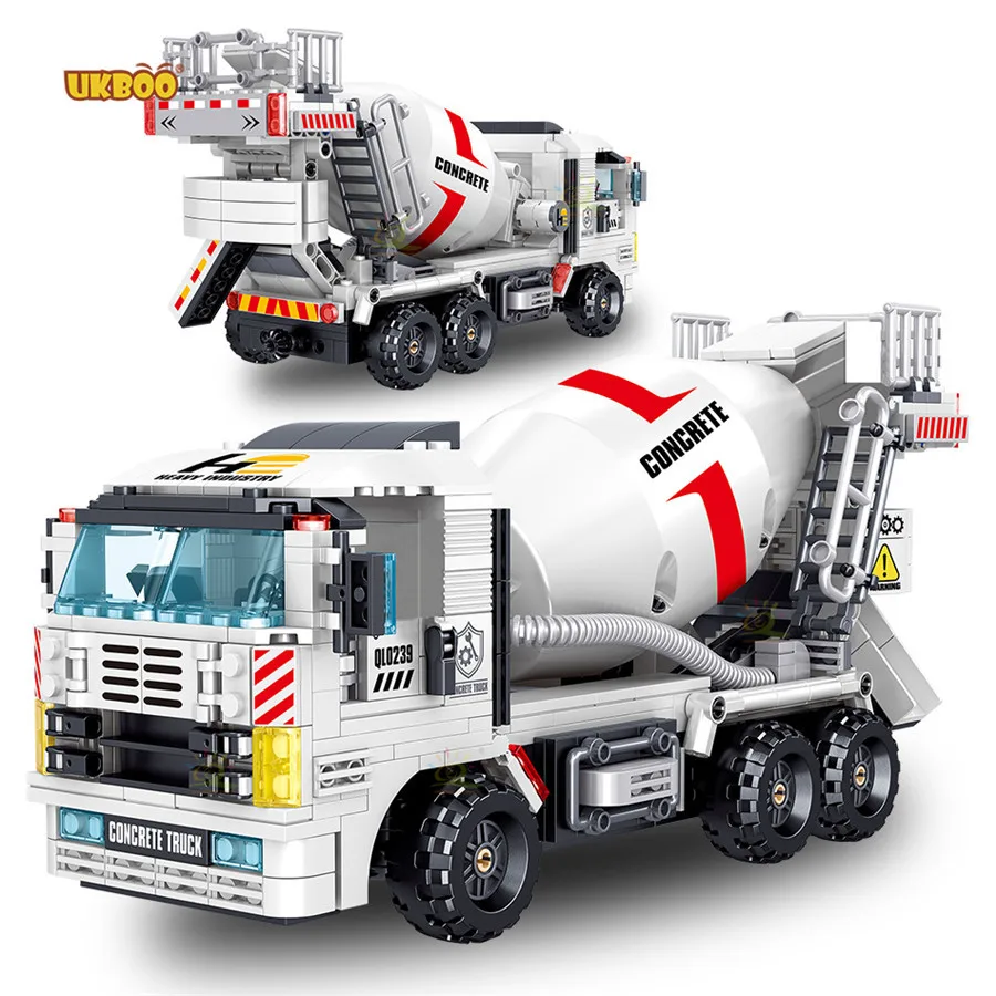 UKBOO Free Shipping 771PCS Mixer City Engineering Cement Truck Building Blocks Educational Vehicle Toys Christmas Gifts
UKBOO Free Shipping 771PCS Mixer City Engineering Cement Truck Building Blocks Educational Vehicle Toys Christmas Gifts