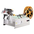Automatic noly label Ribbon Webbing Hot blade knife Cutting Machine