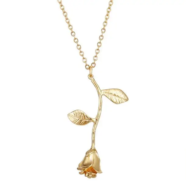 Fashion Multi-color Alloy Gold Silver Plated Rose Pendant Statement collar chain Necklace, Gold/silver/rose gold
Fashion Multi-color Alloy Gold Silver Plated Rose Pendant Statement collar chain Necklace, Gold/silver/rose gold