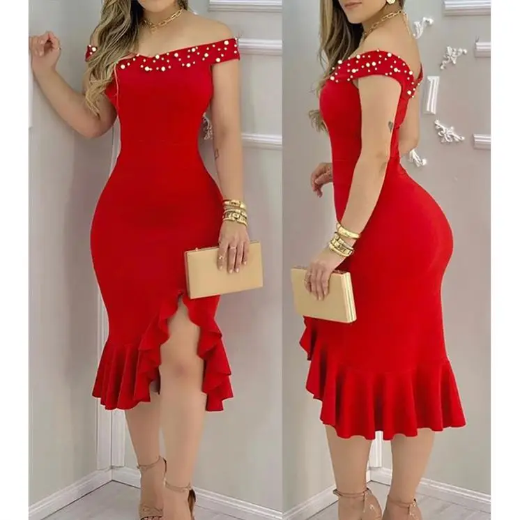 PEARL 2021 Summer Hot Selling Printing Casual Dress Women Ruffle Skirt For Sexy Dresses
PEARL 2021 Summer Hot Selling Printing Casual Dress Women Ruffle Skirt For Sexy Dresses