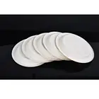 Eco- Friendly Biodegradable white Corn Starch Disposable Tableware Dinnerware Plate