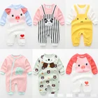 Baby Organic Cotton Cute Soft Wholesale Newborn Baby Clothes Natural Organic Cotton Baby Infant Romper