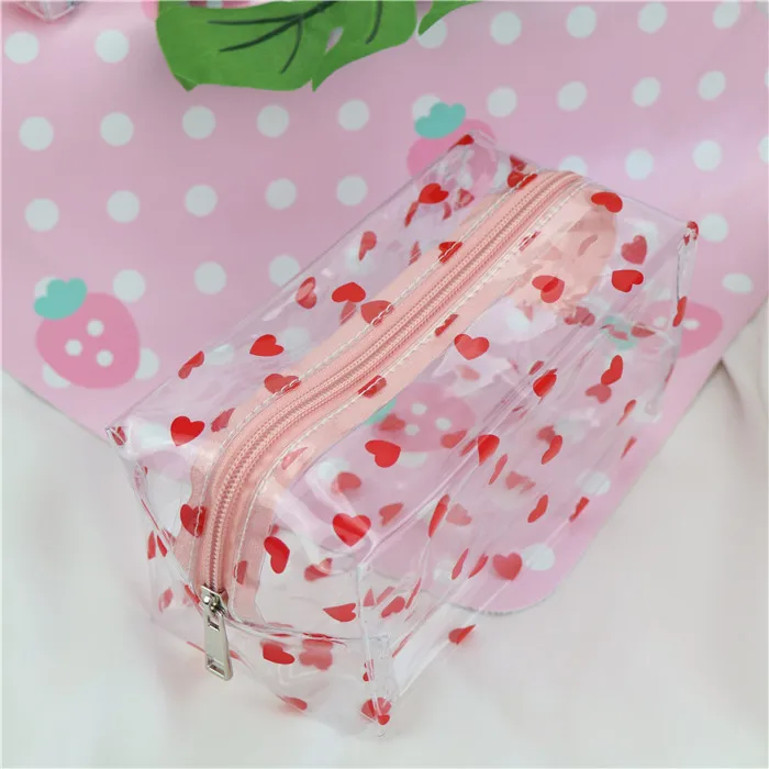 Cosmetic Case Tranprent Cute Girls Travel Summer Wash Women Makeup Bags Large Capacity Bag Peach Fruit Animal Cartoon Waterproof, As photo
Cosmetic Case Tranprent Cute Girls Travel Summer Wash Women Makeup Bags Large Capacity Bag Peach Fruit Animal Cartoon Waterproof, As photo