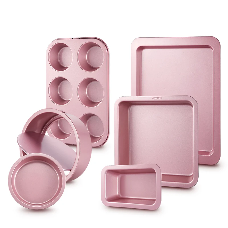 CHEFMADE 25Pcs Basic Kitchen Home Non Stick Silicone Chiffon Cookie Sheet Bakeware Pan Baking Tray Cake Tools, Pink
CHEFMADE 25Pcs Basic Kitchen Home Non Stick Silicone Chiffon Cookie Sheet Bakeware Pan Baking Tray Cake Tools, Pink