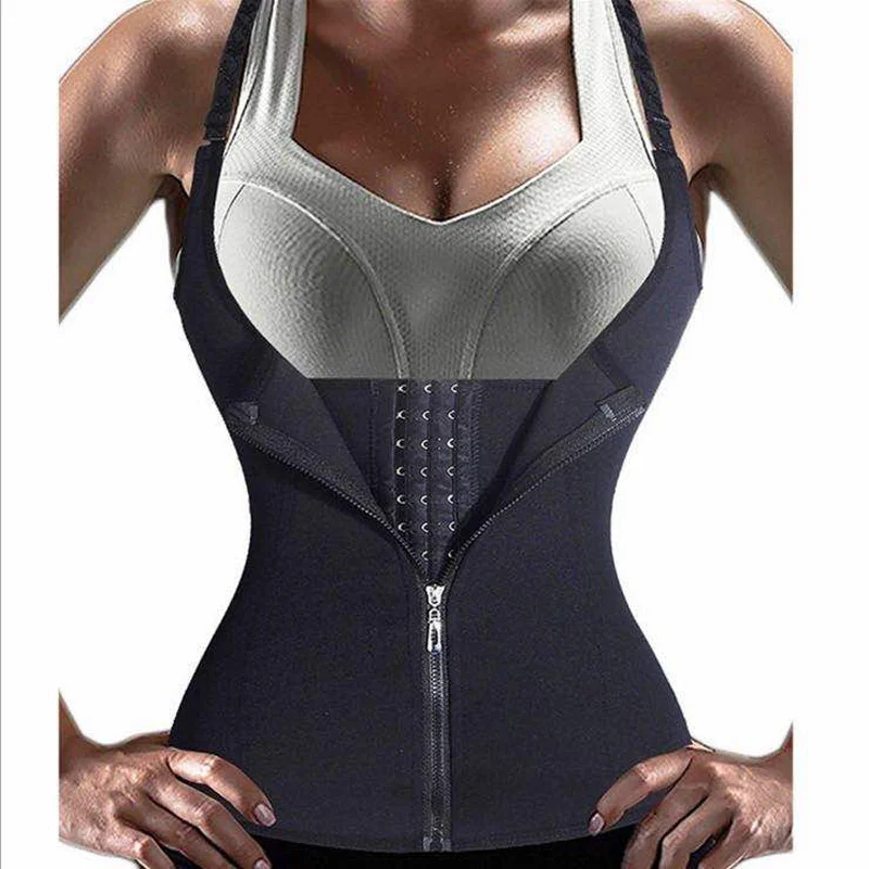 Women Adjustable Shoulder Strap Waist Trainer Vest Corset Compression Plus Sweat Size Belly Tummy Belt Girdle Postpartum Shaper
Women Adjustable Shoulder Strap Waist Trainer Vest Corset Compression Plus Sweat Size Belly Tummy Belt Girdle Postpartum Shaper