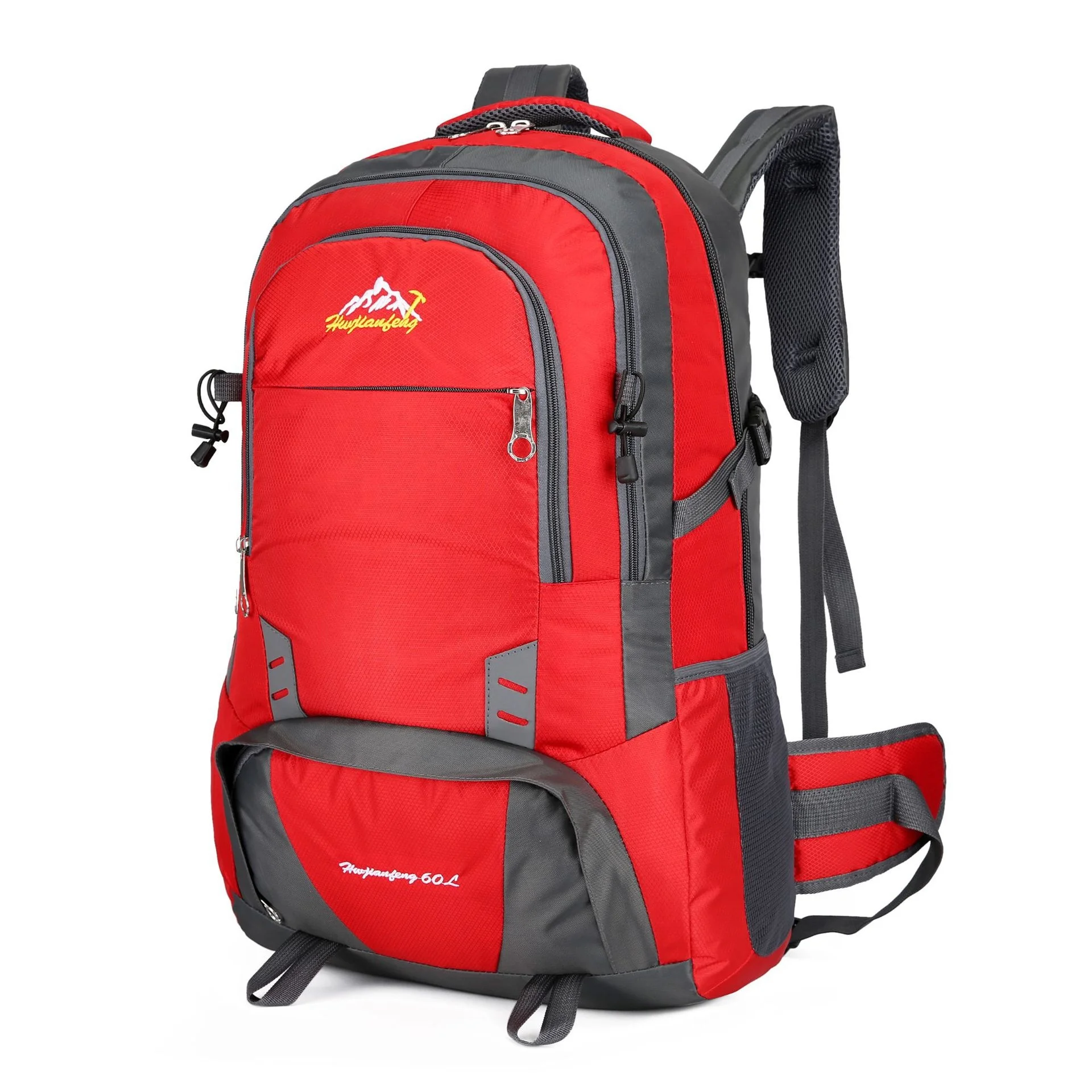 New arrival 60L travelling watertightness polyester breathable sports backpack outdoor backpack, Customized
New arrival 60L travelling watertightness polyester breathable sports backpack outdoor backpack, Customized