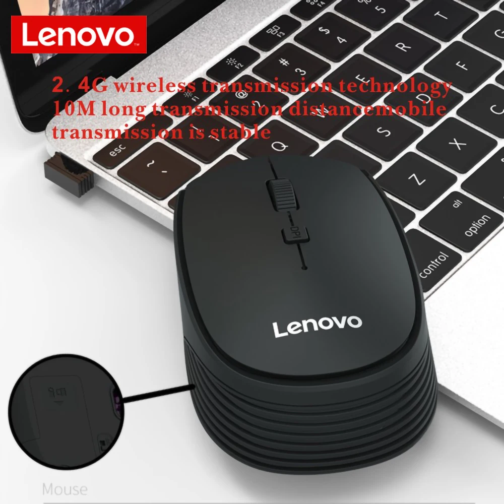 Lenovo M202 Mini USB Optical Wireless Computer Mouse Mute Mous 2.4G Receiver Adjustable DPI Super Portable Mouse For PC Laptop
Lenovo M202 Mini USB Optical Wireless Computer Mouse Mute Mous 2.4G Receiver Adjustable DPI Super Portable Mouse For PC Laptop