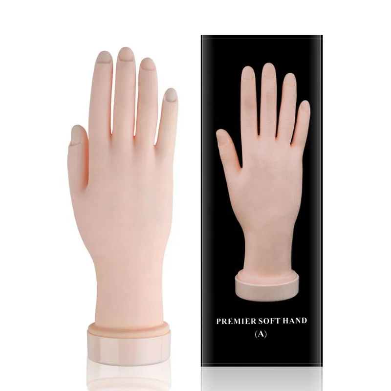 2021 Hot sale silicone practice hand for nails art training hands manicure for nails, Natural
2021 Hot sale silicone practice hand for nails art training hands manicure for nails, Natural