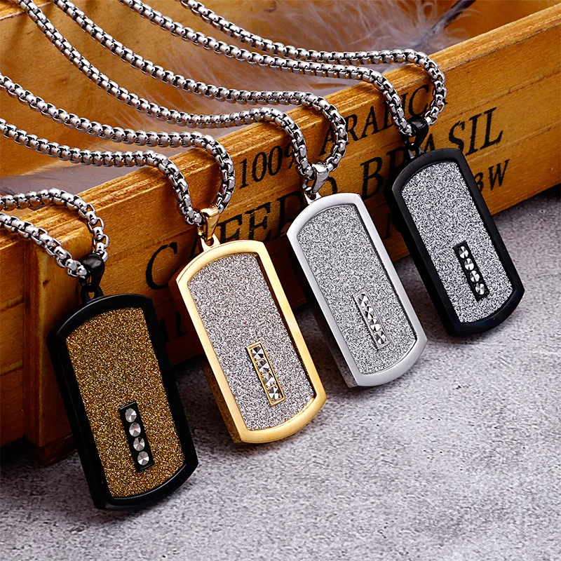 Wholesale OEM Logo Custom Jewelry Simple 316L Stainless Steel Men Pendant New Fashion Trendy Gold Plated Necklace
Wholesale OEM Logo Custom Jewelry Simple 316L Stainless Steel Men Pendant New Fashion Trendy Gold Plated Necklace