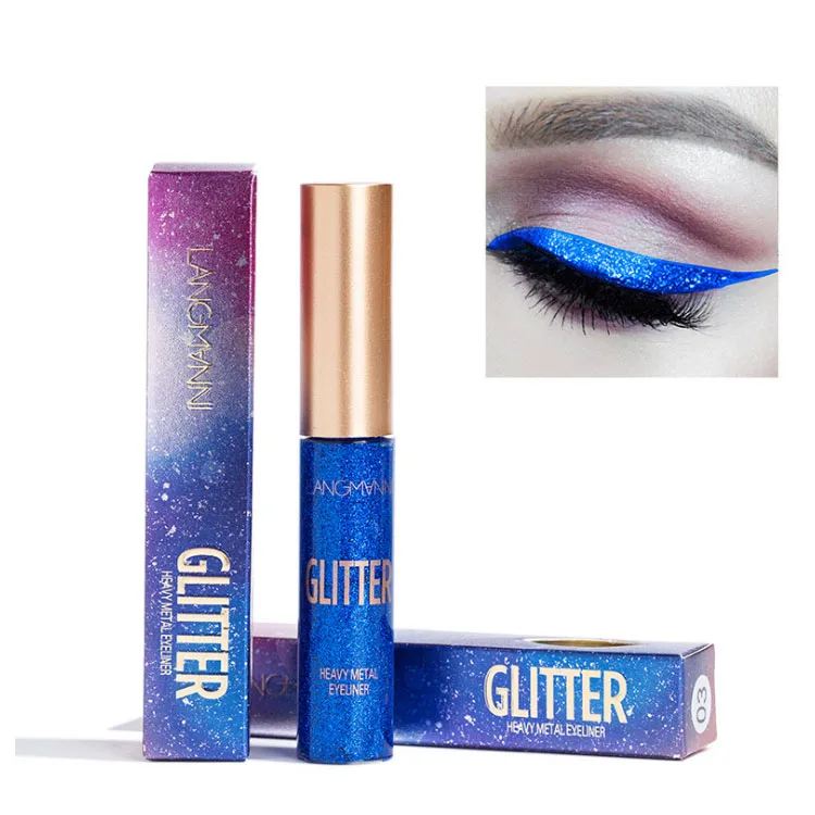 High Quality Glitter Eyes Liner 10 Colors Waterproof Pigment LANGMANNI Liquid Eyeliner
High Quality Glitter Eyes Liner 10 Colors Waterproof Pigment LANGMANNI Liquid Eyeliner