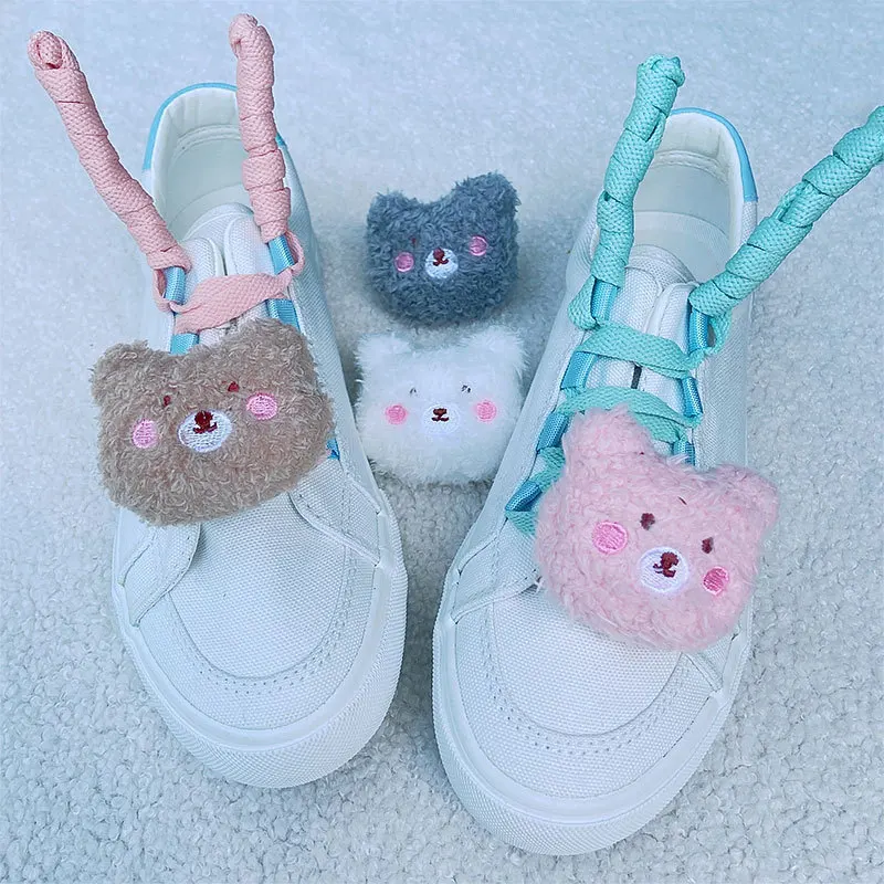 Cute Plush Bear Shoe Decorations DIY Accessory DIY Girl sneakers Charms Shoe Buckle Designer shoelace buckle for Nike Air Force
Cute Plush Bear Shoe Decorations DIY Accessory DIY Girl sneakers Charms Shoe Buckle Designer shoelace buckle for Nike Air Force