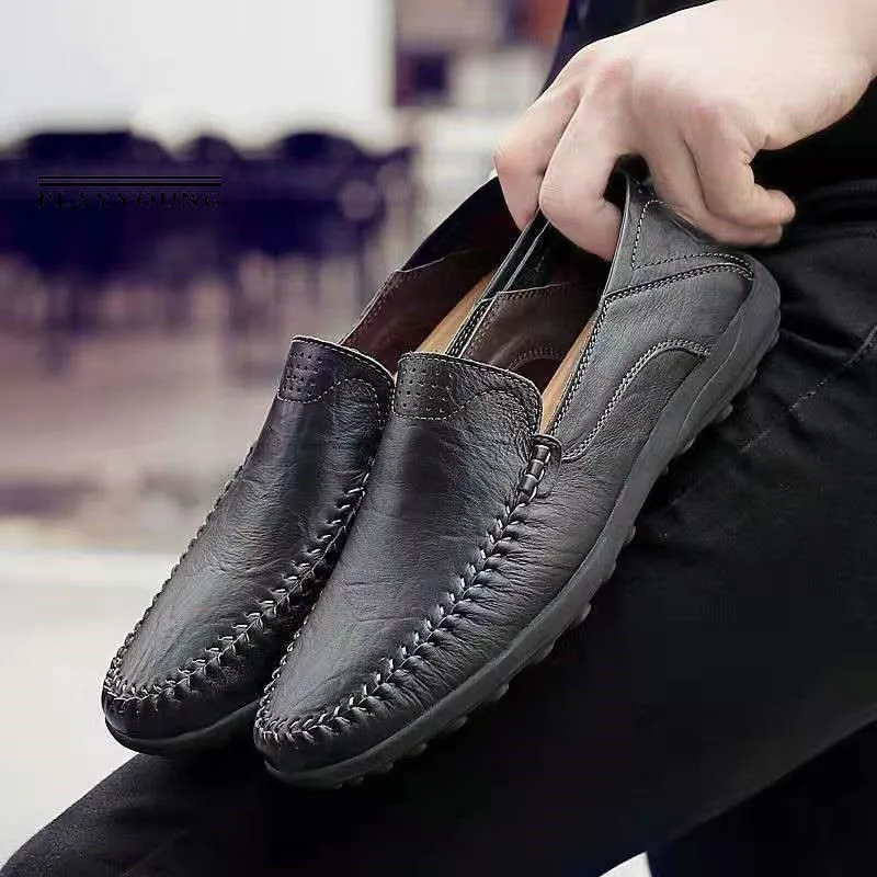 Men's Shoes Male Fashion Business Formal Dress Leather Shoes Man Casual Shoes PU leather upper flat
Men's Shoes Male Fashion Business Formal Dress Leather Shoes Man Casual Shoes PU leather upper flat