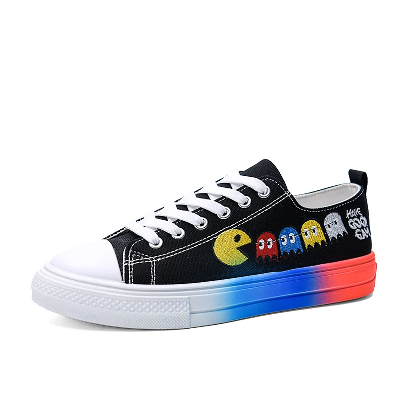 2021 New canvas shoes men video game boy cartoon canvas pattern casual shoes women all-match breathable canvas lovers shoes, White black
2021 New canvas shoes men video game boy cartoon canvas pattern casual shoes women all-match breathable canvas lovers shoes, White black