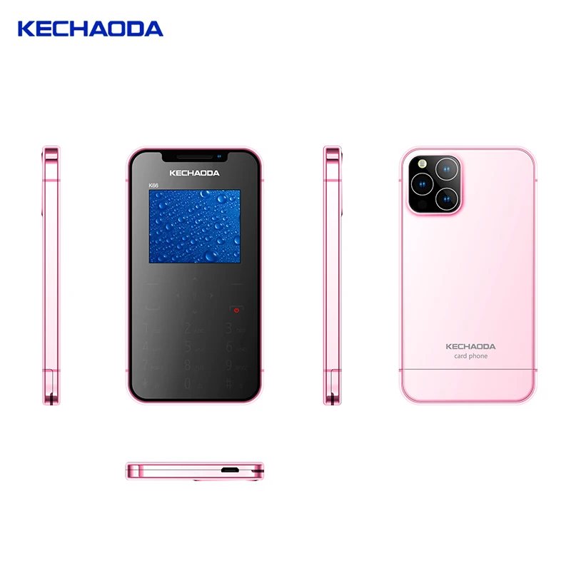 KECHAODA K66 400mAh Li-ion battery Factory Customization Credit card Telefonos Celulares Baratos
KECHAODA K66 400mAh Li-ion battery Factory Customization Credit card Telefonos Celulares Baratos