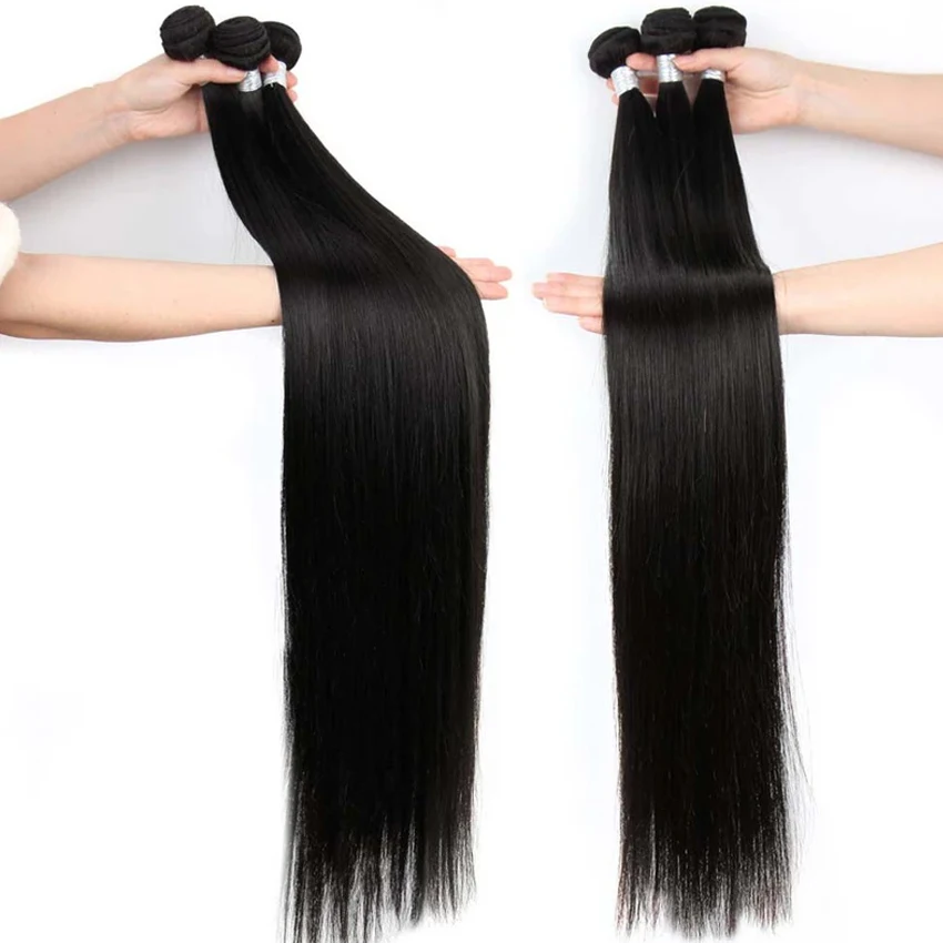 Wholesale Unprocessed Human Hair Bundles Extensions Natural Black 30 Inch Brazilian Straight Human Hair Bundles For Black Woman
Wholesale Unprocessed Human Hair Bundles Extensions Natural Black 30 Inch Brazilian Straight Human Hair Bundles For Black Woman