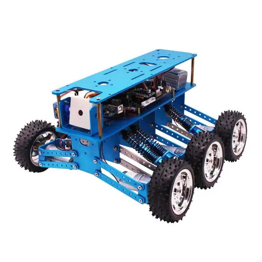 Yahboom Arduino 6WD off-road robot kit search rescue smart car with chassis platform 6-wheel drive aluminum alloy frame RC car, Picture shown
Yahboom Arduino 6WD off-road robot kit search rescue smart car with chassis platform 6-wheel drive aluminum alloy frame RC car, Picture shown