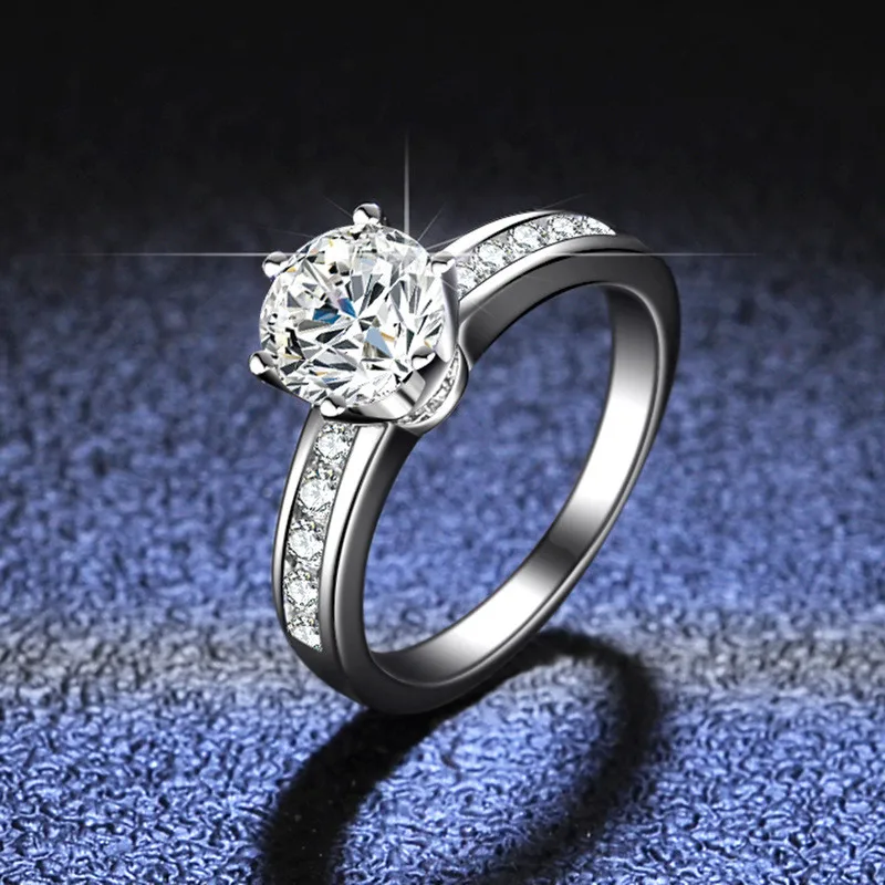 Luxury Engagement Ring Silver 925 Original Round Excellent Cut 1 Carat D Color Moissanite Gemstone Rings for Women Fine Jewelry
Luxury Engagement Ring Silver 925 Original Round Excellent Cut 1 Carat D Color Moissanite Gemstone Rings for Women Fine Jewelry