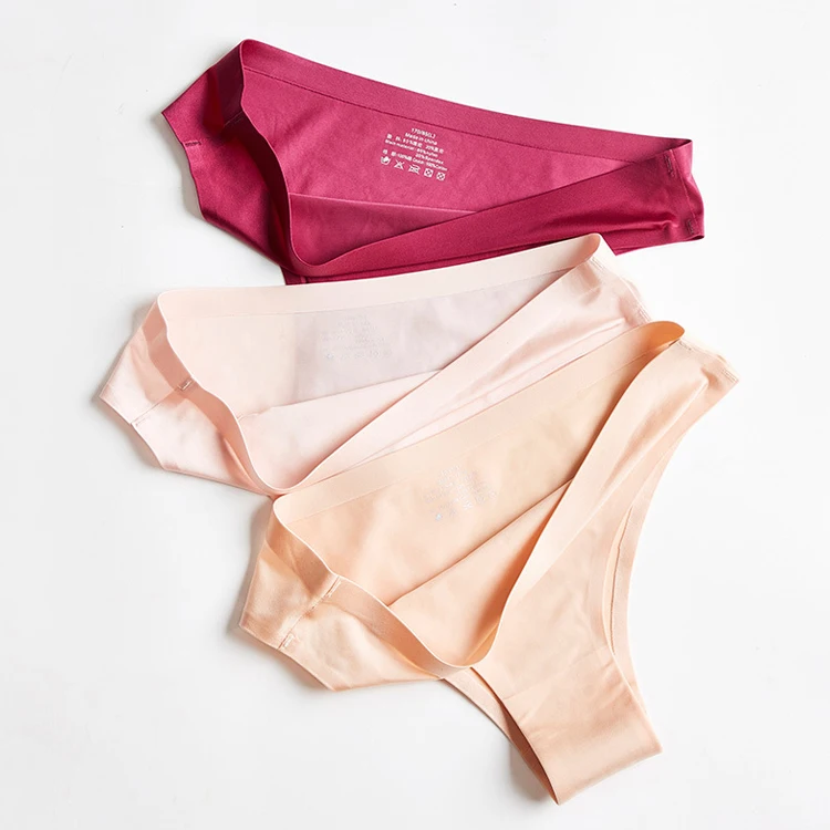 Soft Breathable Ladies Undergarments Thong bikini G string Women'S Sexy Ice Silk Seamless Thong Underwear
Soft Breathable Ladies Undergarments Thong bikini G string Women'S Sexy Ice Silk Seamless Thong Underwear