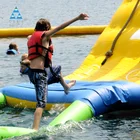 Large Fun Lake Inflatables Water Games Play Equipment Aqua Glide Inflatable Water Park Playground With Canoe Park