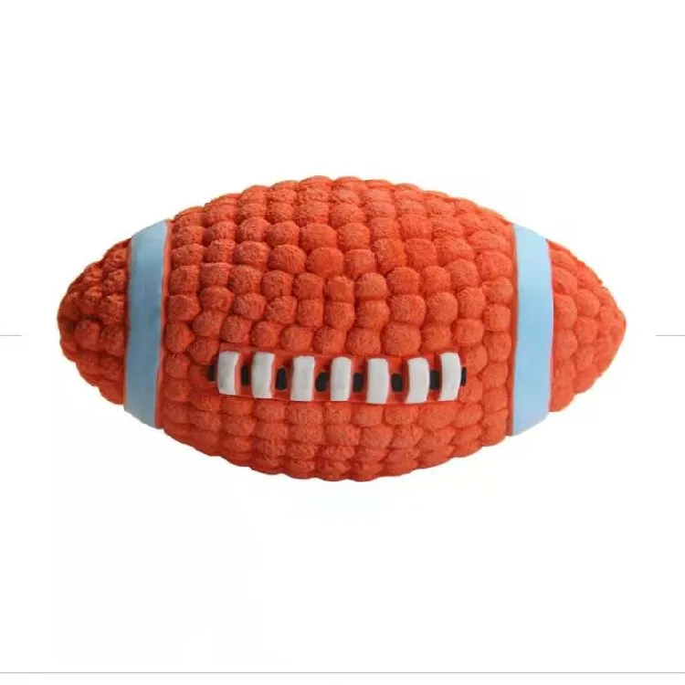 Hot Sale high quality rugby dog pet toy healthy and environmentally friendly small pet rugby latex toy, Picture shows
Hot Sale high quality rugby dog pet toy healthy and environmentally friendly small pet rugby latex toy, Picture shows