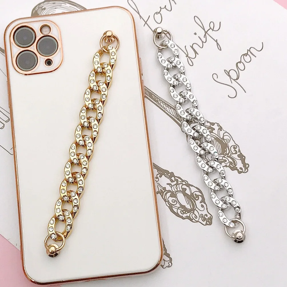 Wholesale Handmade DIYPhone Chain GT Hot Selling Hiphop Crystal Chain Phone Case Gold Silver Mobile Phone Chain
Wholesale Handmade DIYPhone Chain GT Hot Selling Hiphop Crystal Chain Phone Case Gold Silver Mobile Phone Chain
