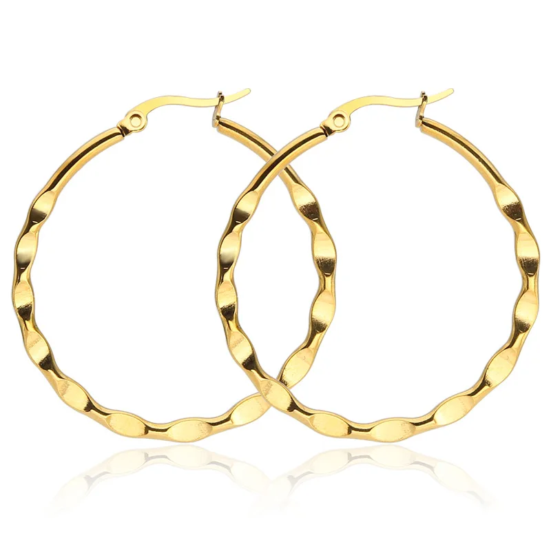 Factory Outlet Amazon Explosion Exaggerated Nightclub Golden Stainless Steel Shrimp Male Buckle Round Wire Big Earrings, Picture
Factory Outlet Amazon Explosion Exaggerated Nightclub Golden Stainless Steel Shrimp Male Buckle Round Wire Big Earrings, Picture