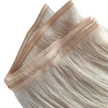 Invisible White Blonde Color Flat Wefts European Human Hair Skin Weft Hair Extension
Invisible White Blonde Color Flat Wefts European Human Hair Skin Weft Hair Extension