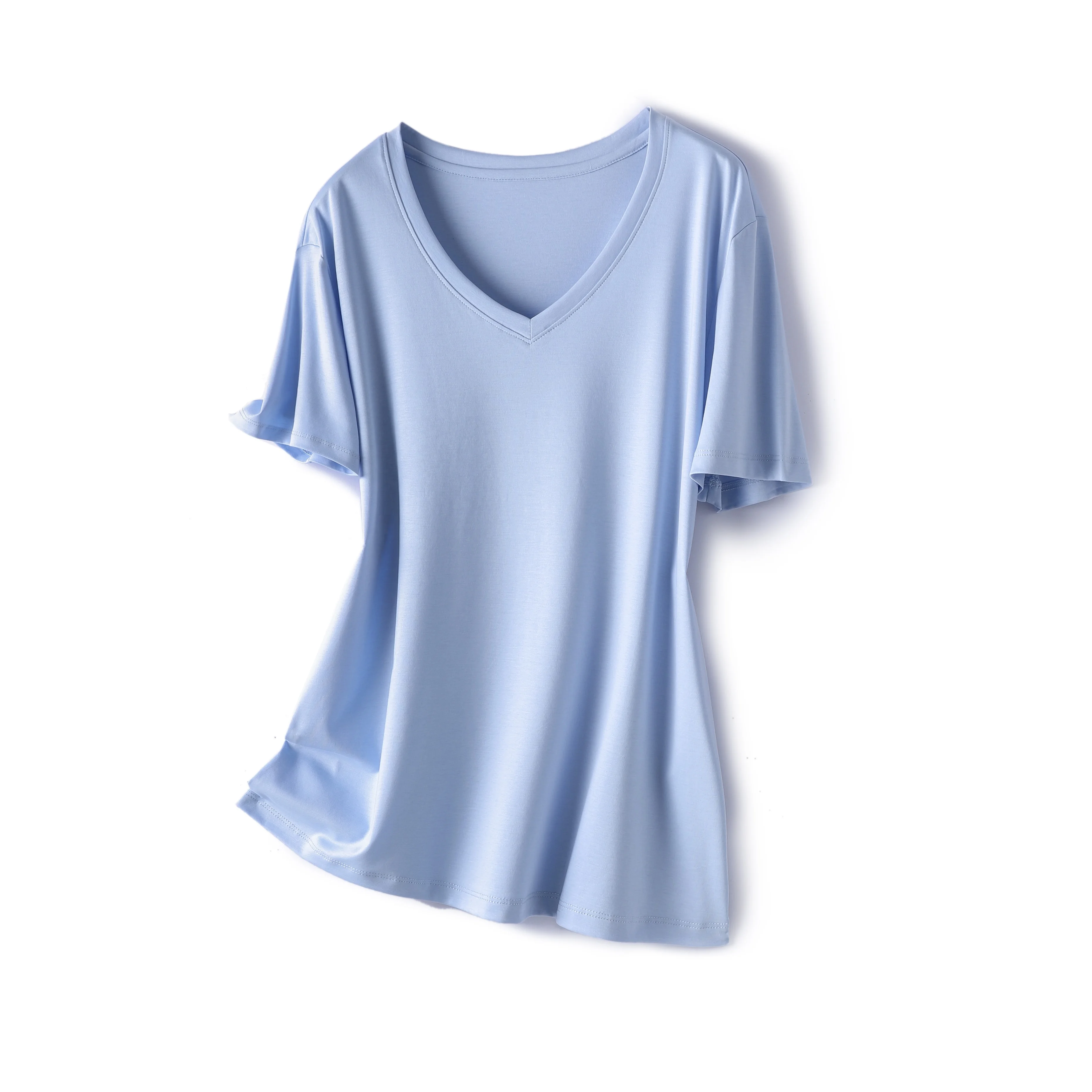 2021 Hot Sale Supports Drop shipping Silk Blend High Quality Solid Color Short-Sleeved Women's T-Shirts, Shown
2021 Hot Sale Supports Drop shipping Silk Blend High Quality Solid Color Short-Sleeved Women's T-Shirts, Shown