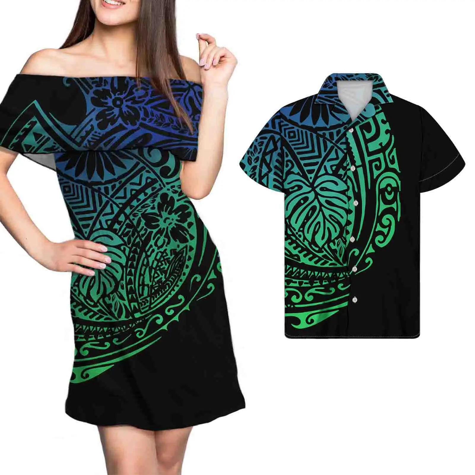 2021 New Style Green Partern Couple Dress Clothing Women One Piece Dress For Women Samoa Hibiscus Women Dresses Ladies Long, Customized color
2021 New Style Green Partern Couple Dress Clothing Women One Piece Dress For Women Samoa Hibiscus Women Dresses Ladies Long, Customized color