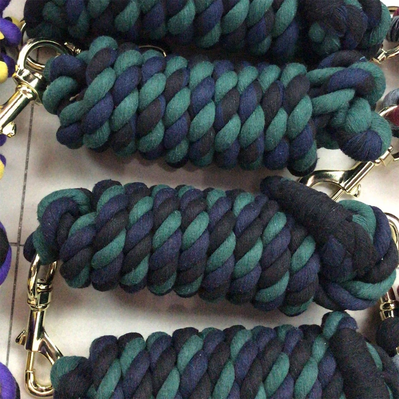 Hot Sale Horse Cotton Lead Rope good strength Horsing Rein Durable Equestrian Equipment
Hot Sale Horse Cotton Lead Rope good strength Horsing Rein Durable Equestrian Equipment