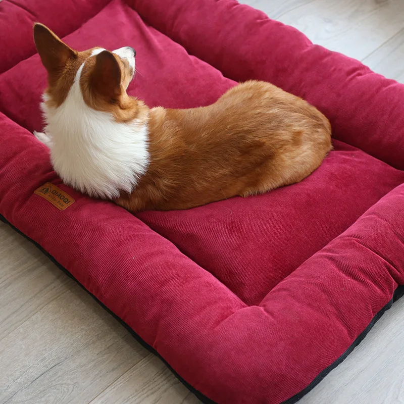 Pet pad Washable Pet Mat Soft comfortable Removable Dog Mattress luxury pet bed camas para mascotas, Beige/grey/blue
Pet pad Washable Pet Mat Soft comfortable Removable Dog Mattress luxury pet bed camas para mascotas, Beige/grey/blue